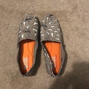 Brand New Bobs Canvas Shoes with Dogs